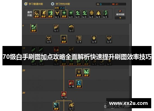 70级白手刷图加点攻略全面解析快速提升刷图效率技巧